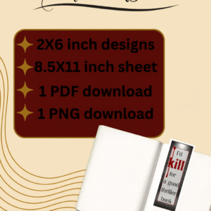 Thriller, Psychological Thriller Bookmark