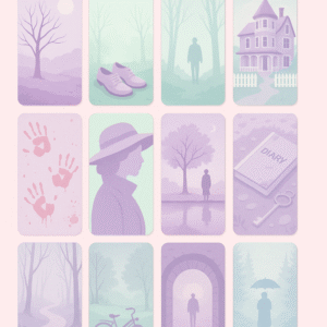 Thriller Bookmark Bundle, Horror Crime Thriller Bookmarks - Digital, downloadable bookmark