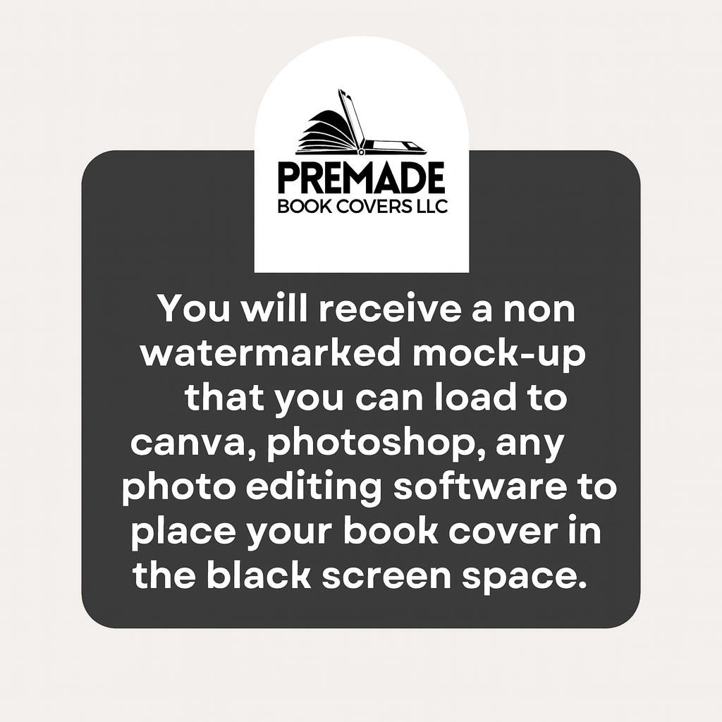 Mystery eBook Mockup, Thriller eBook Cover, Blank iPad mock, Bookstagram Advertising, Canva