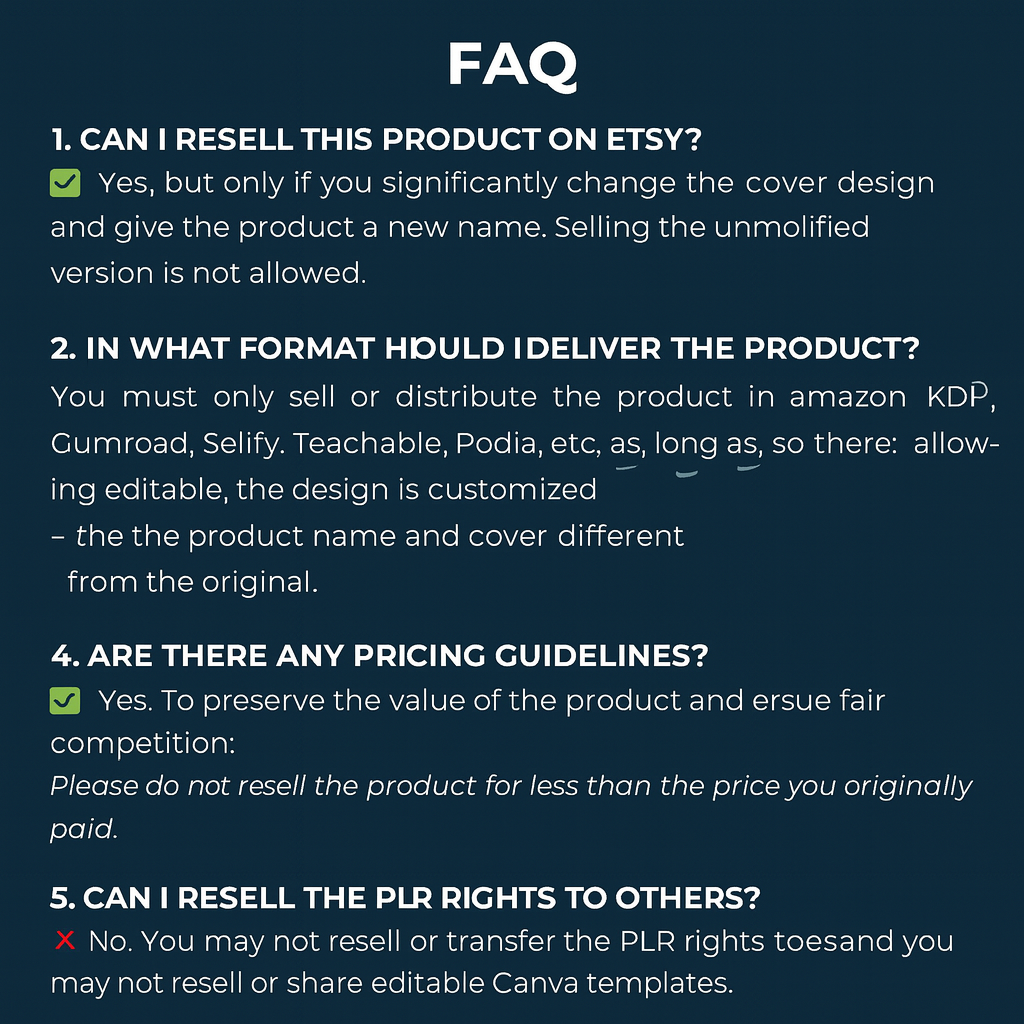 Printable Fitness Checklist with PLR Resell License