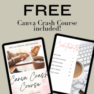 Canva eBook Template, Course WorkBook Template